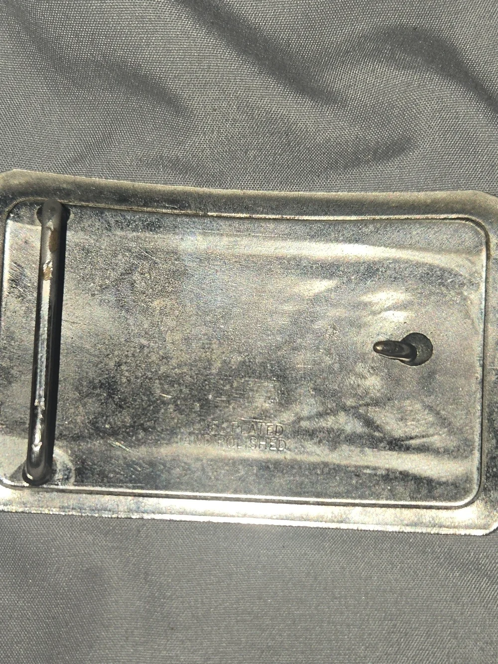 Western Rodeo Belt Buckle - Silver Tone